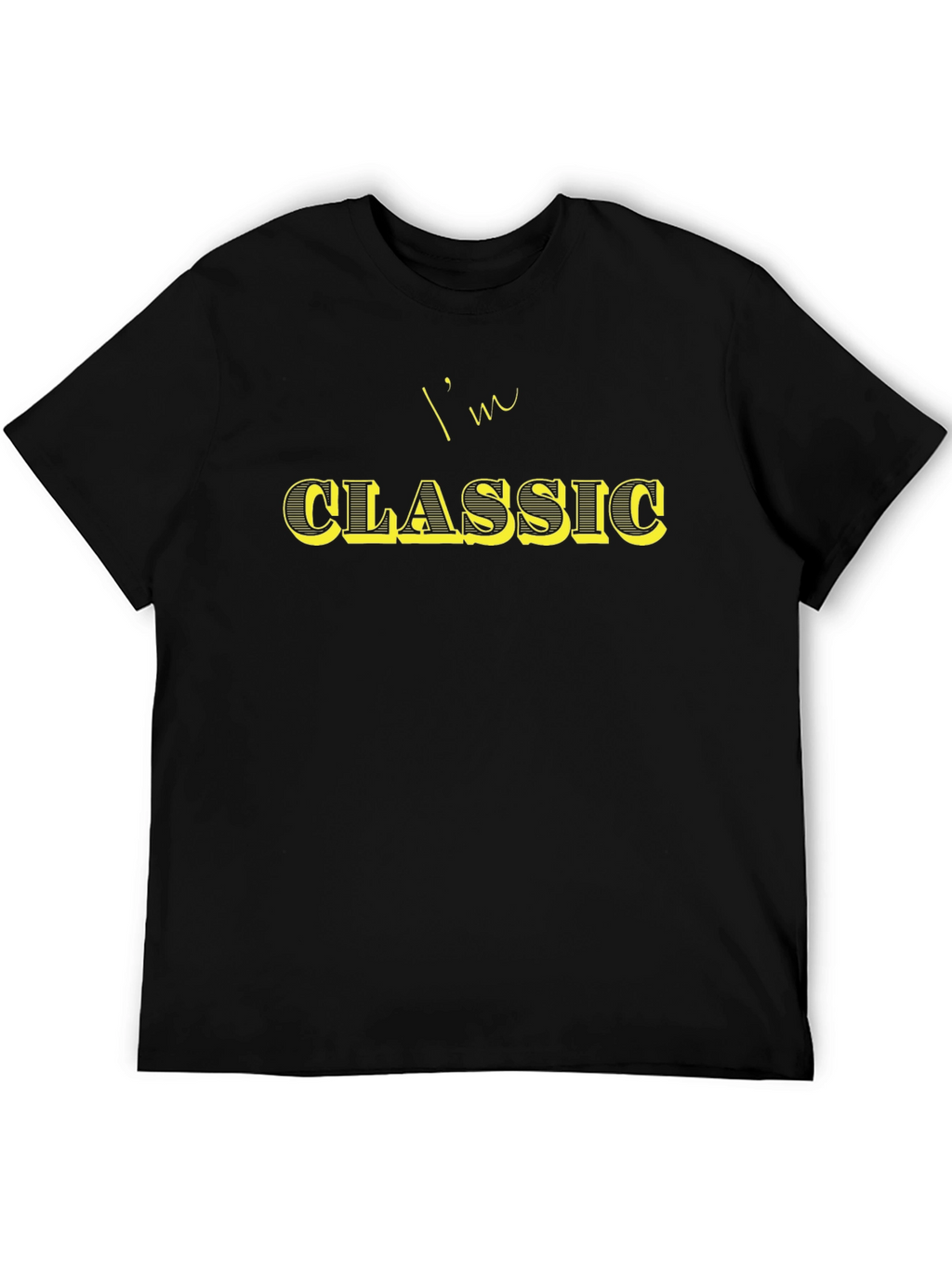 Im Classic Black Graphic T-Shirt