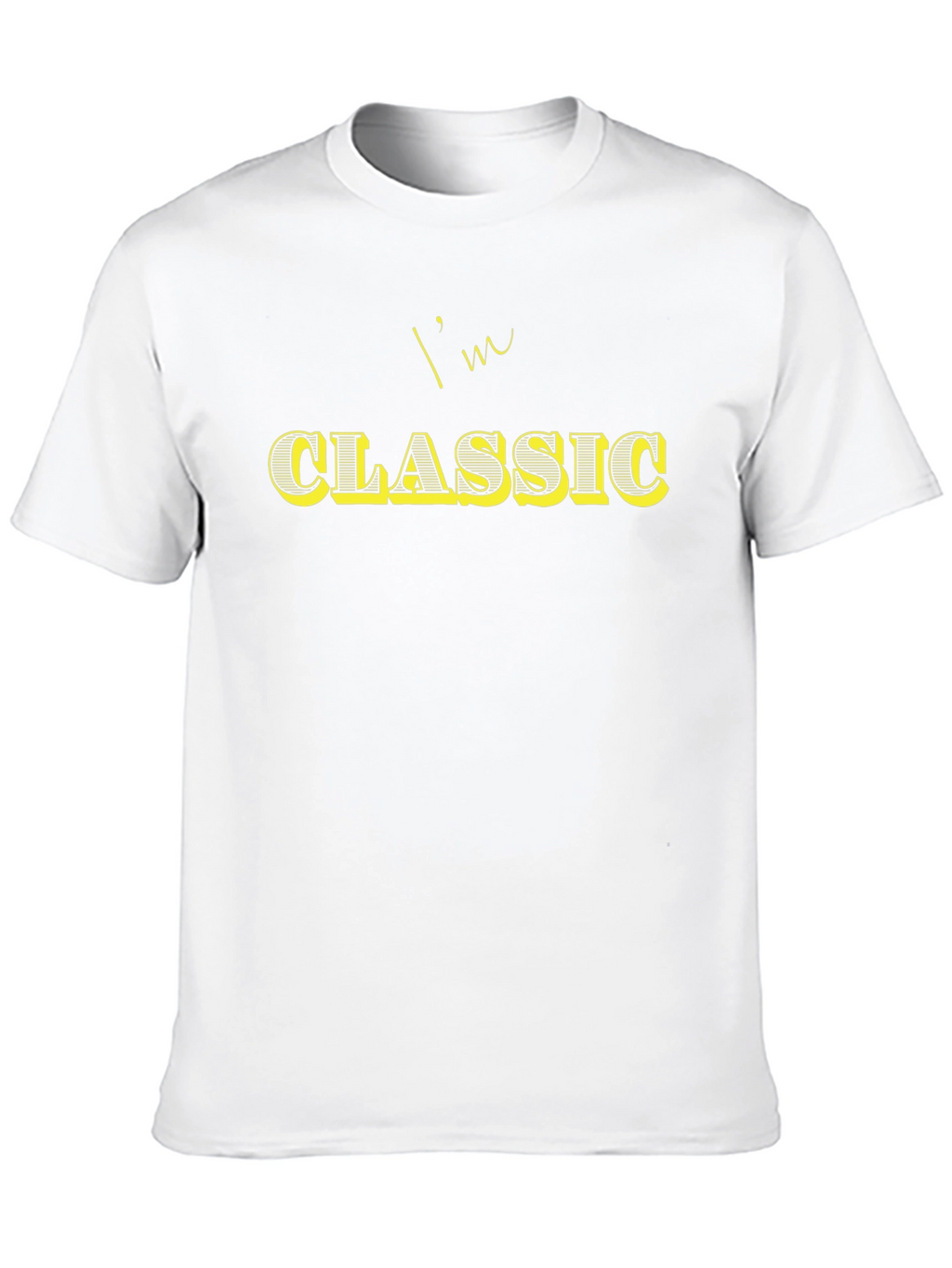 Im Classic Black Graphic T-Shirt