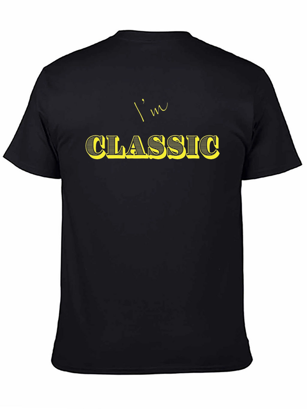 Im Classic Black Graphic T-Shirt