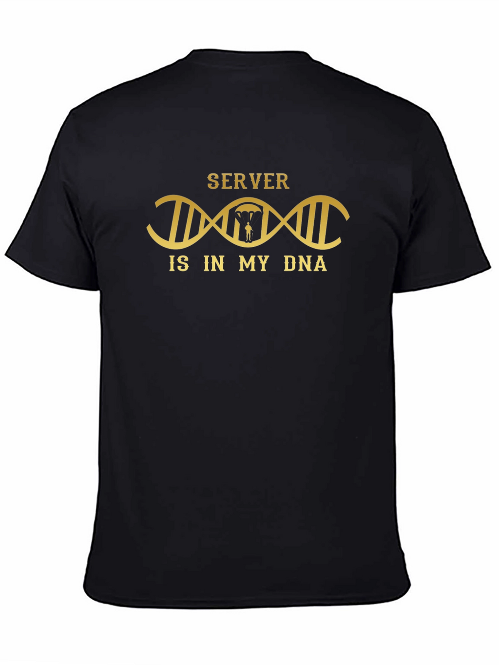 Server is in My DNA Black T-Shirt