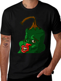 Grotesque Pepper Head Black T-Shirt
