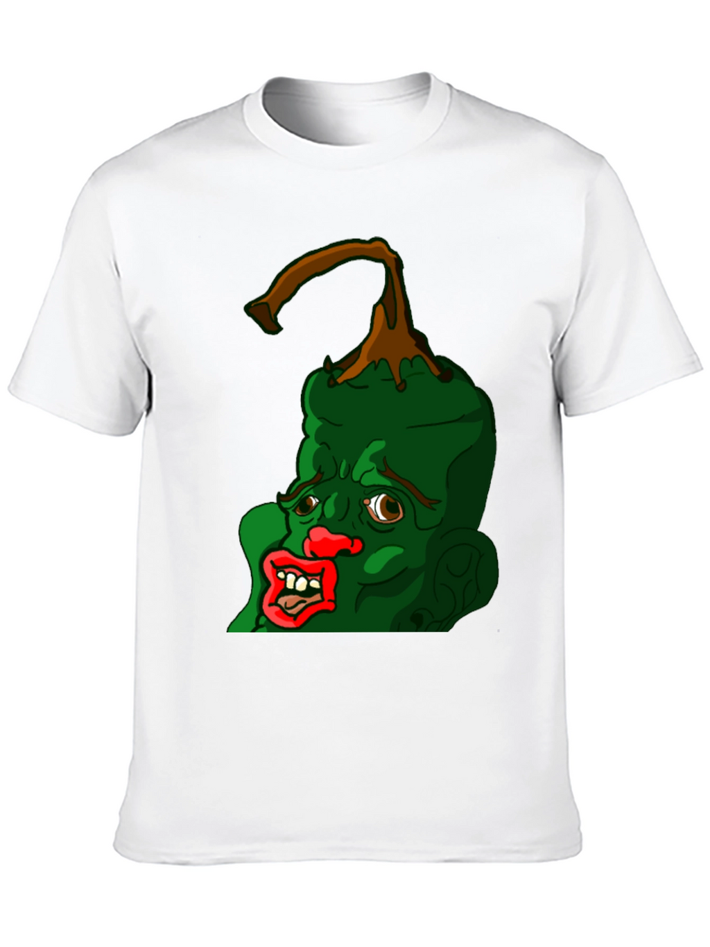 Grotesque Pepper Head Black T-Shirt