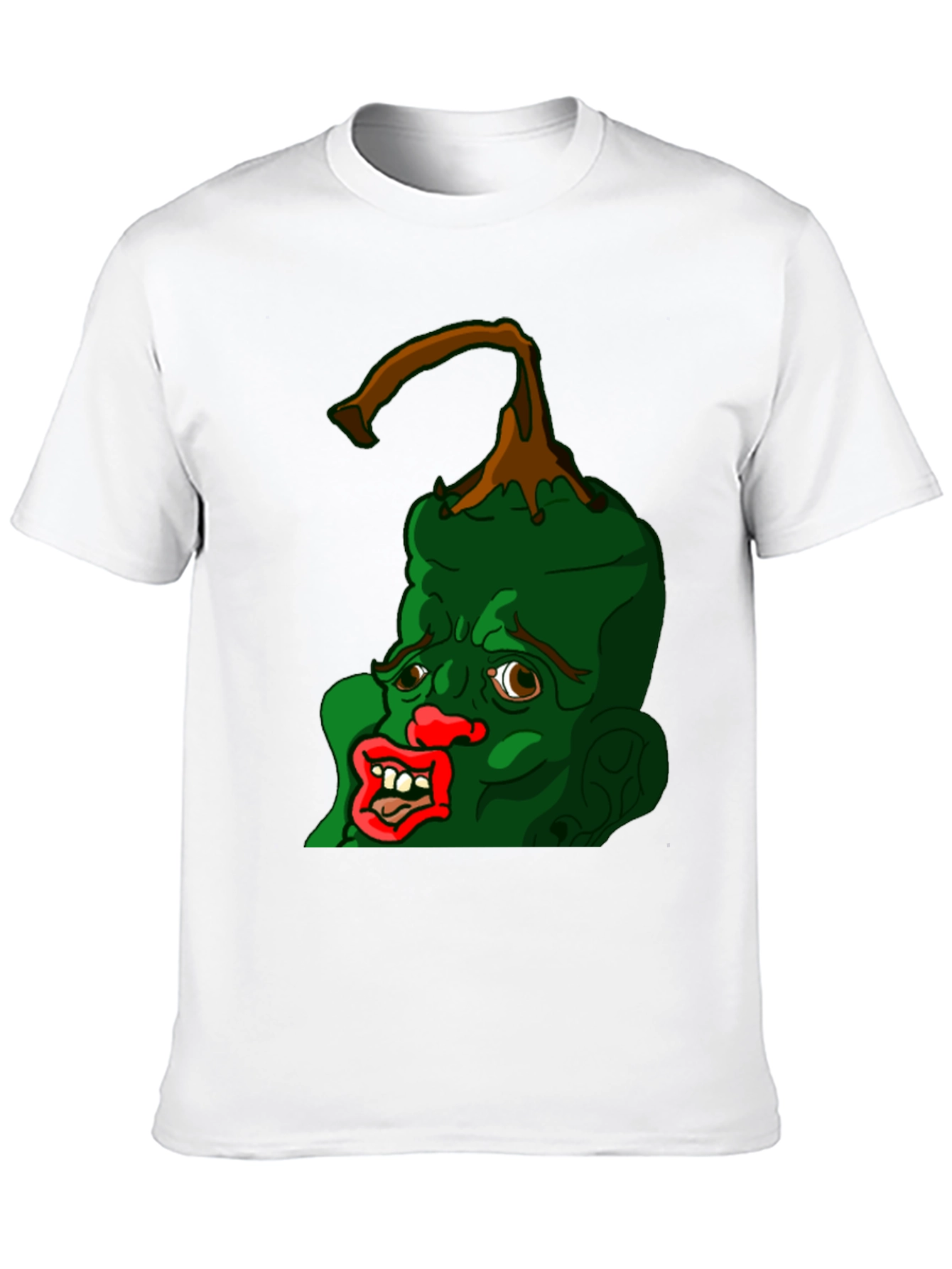 Grotesque Pepper Head Black T-Shirt