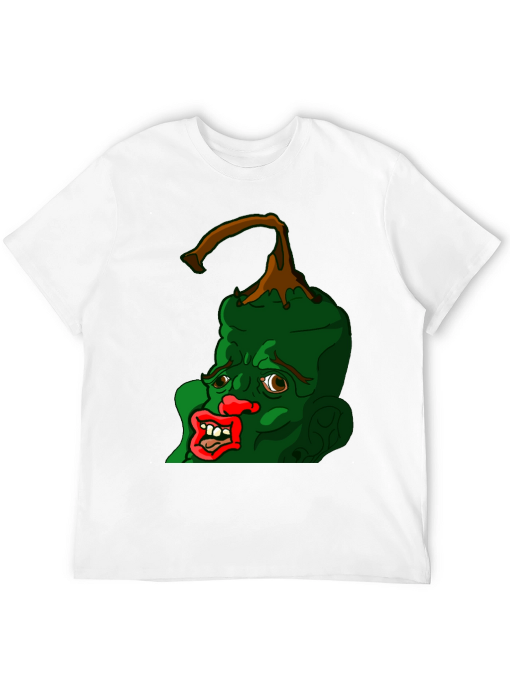 Grotesque Pepper Head Black T-Shirt