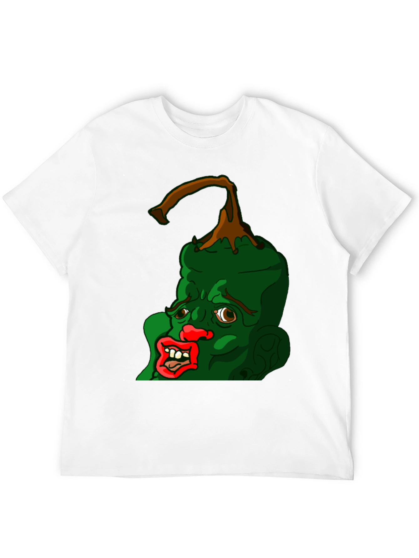 Grotesque Pepper Head Black T-Shirt