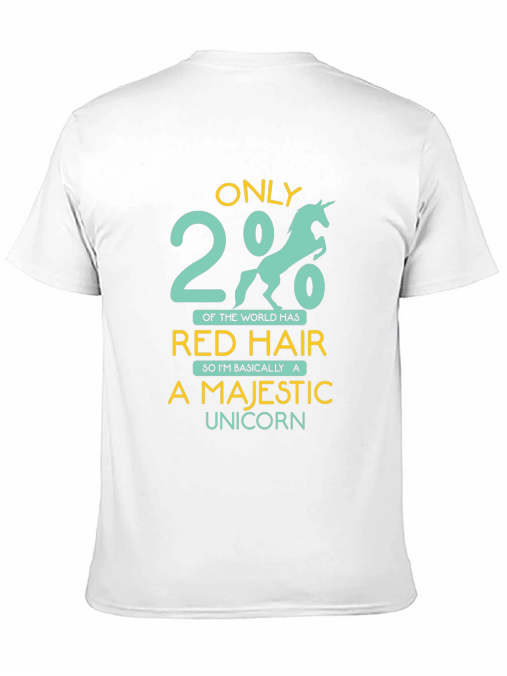 Majestic Unicorn Red Hair T-Shirt