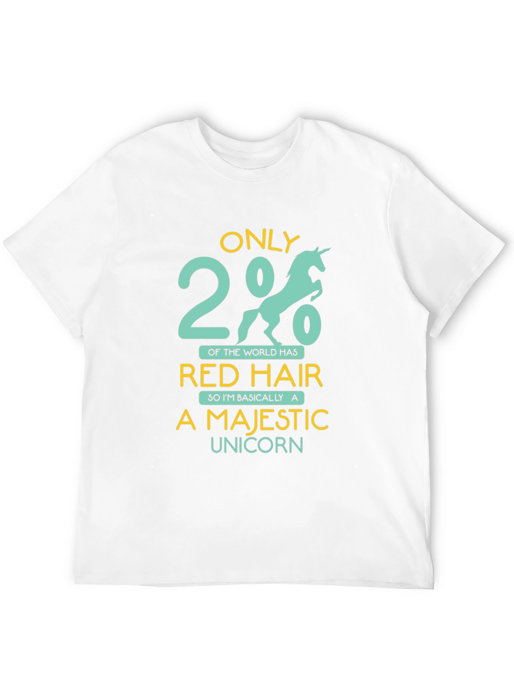 Majestic Unicorn Red Hair T-Shirt