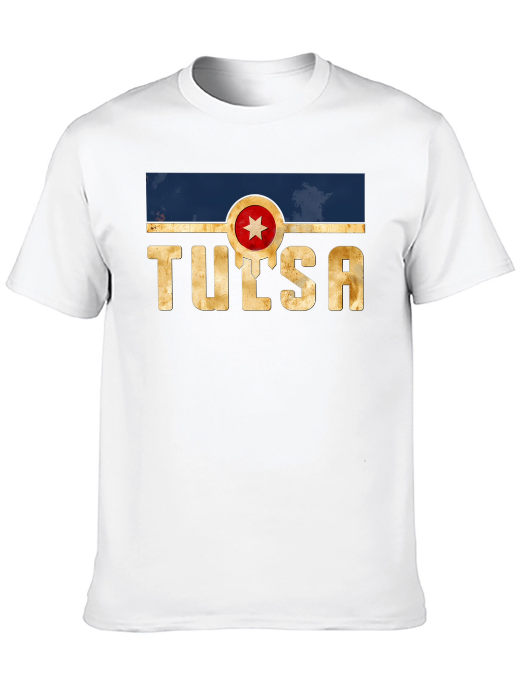 Tulsa Graphic Tee - Retro Style Black T-Shirt