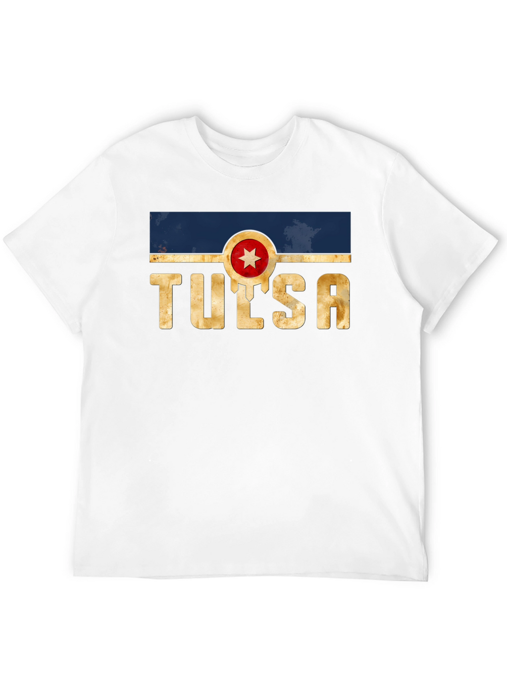 Tulsa Graphic Tee - Retro Style Black T-Shirt
