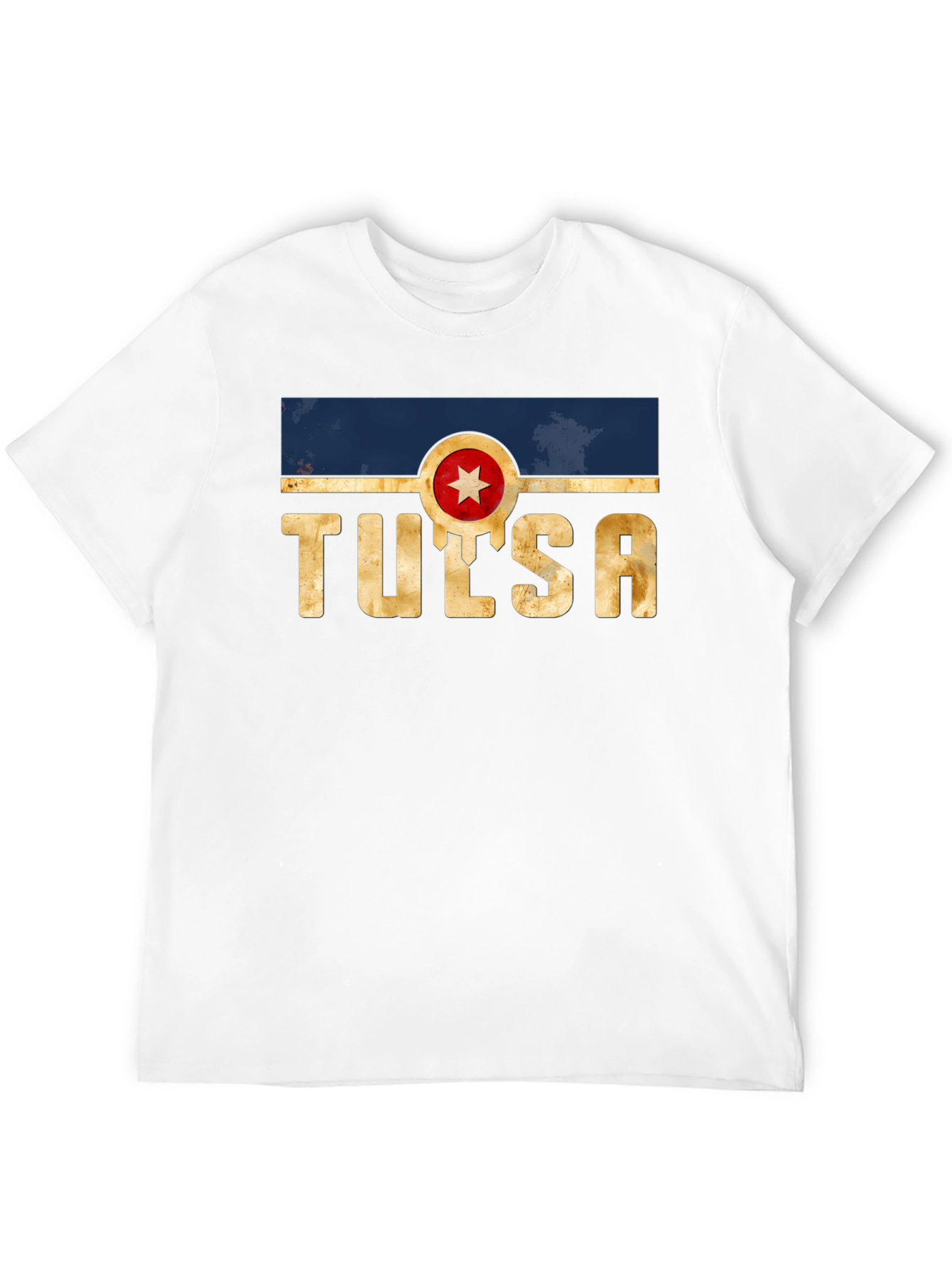 Tulsa Graphic Tee - Retro Style Black T-Shirt
