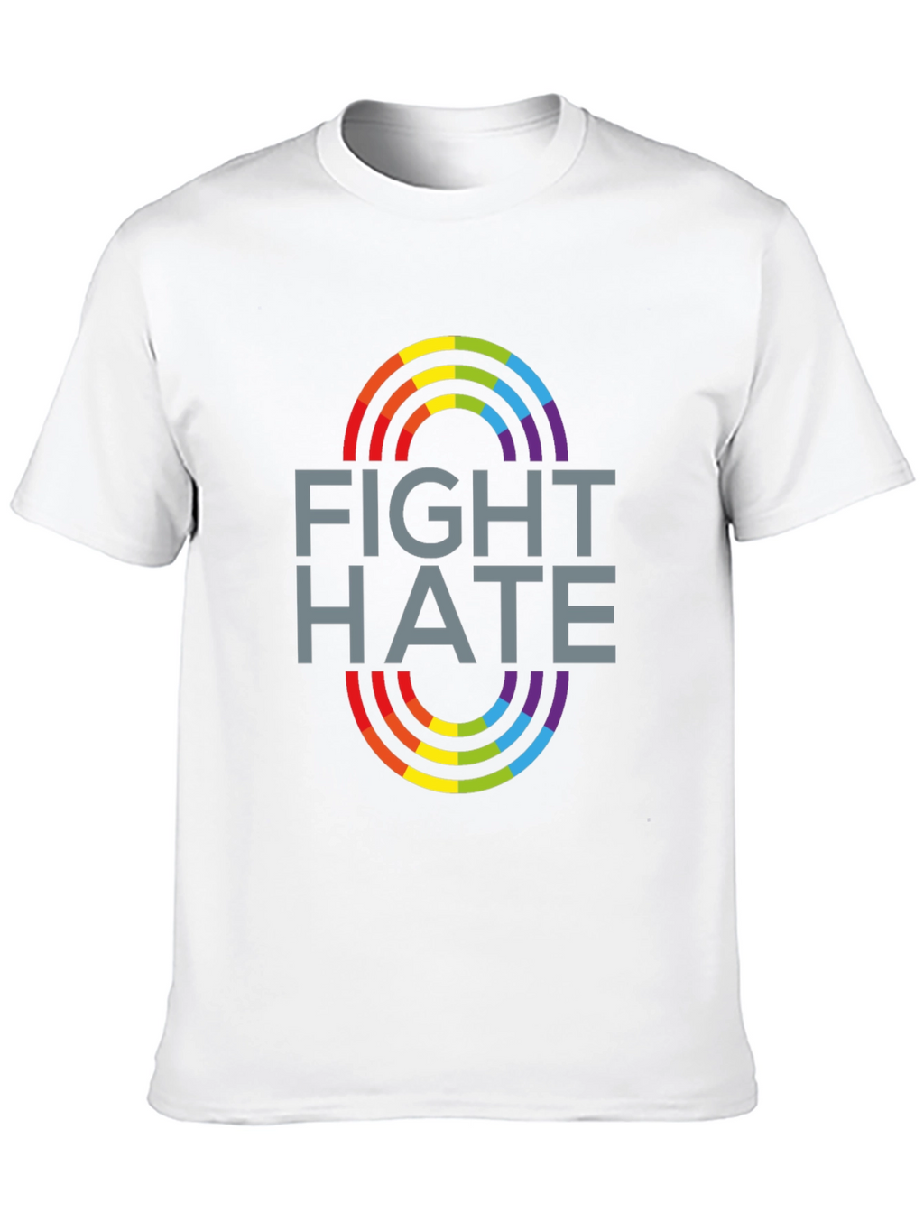 Fight Hate LGBTQ Pride T-Shirt