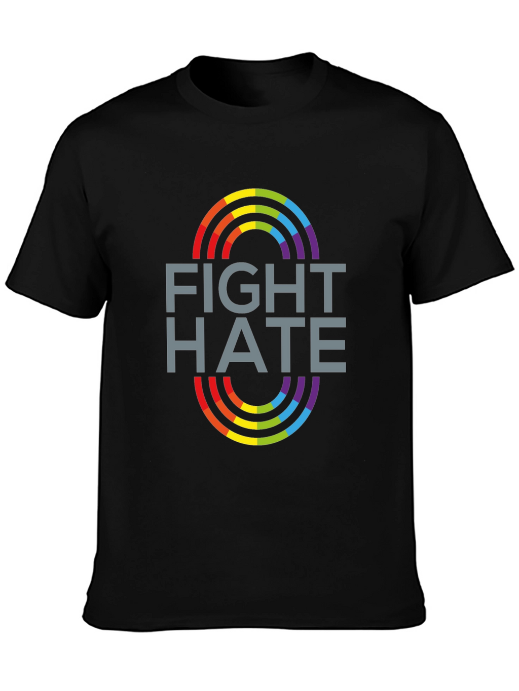 Fight Hate LGBTQ Pride T-Shirt