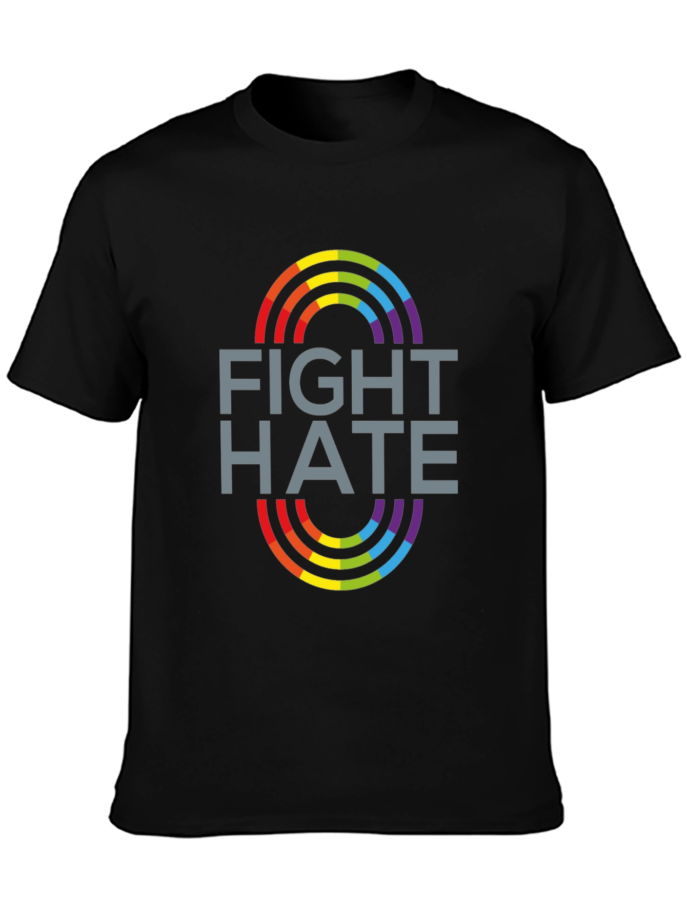 Fight Hate LGBTQ Pride T-Shirt