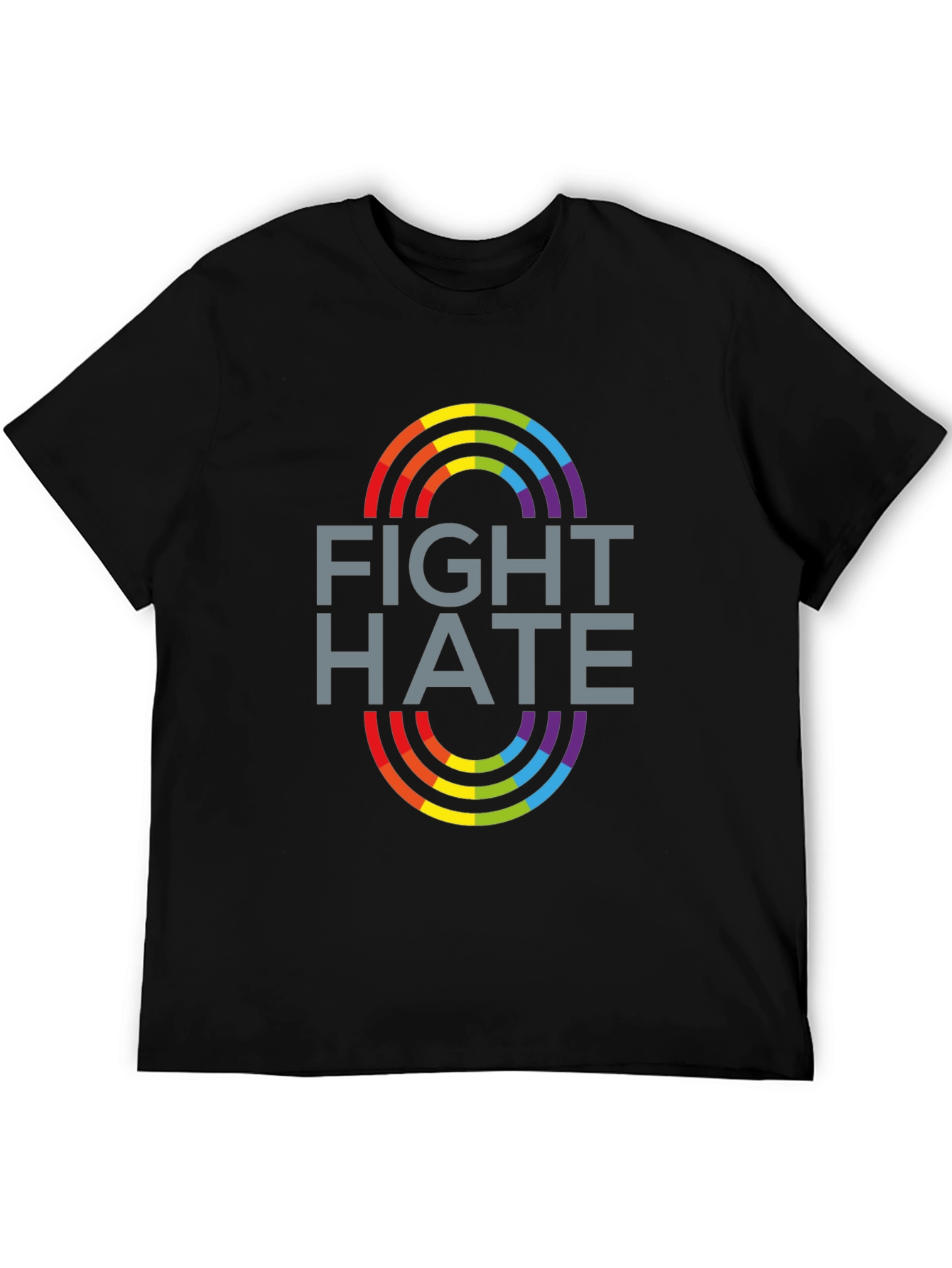 Fight Hate LGBTQ Pride T-Shirt