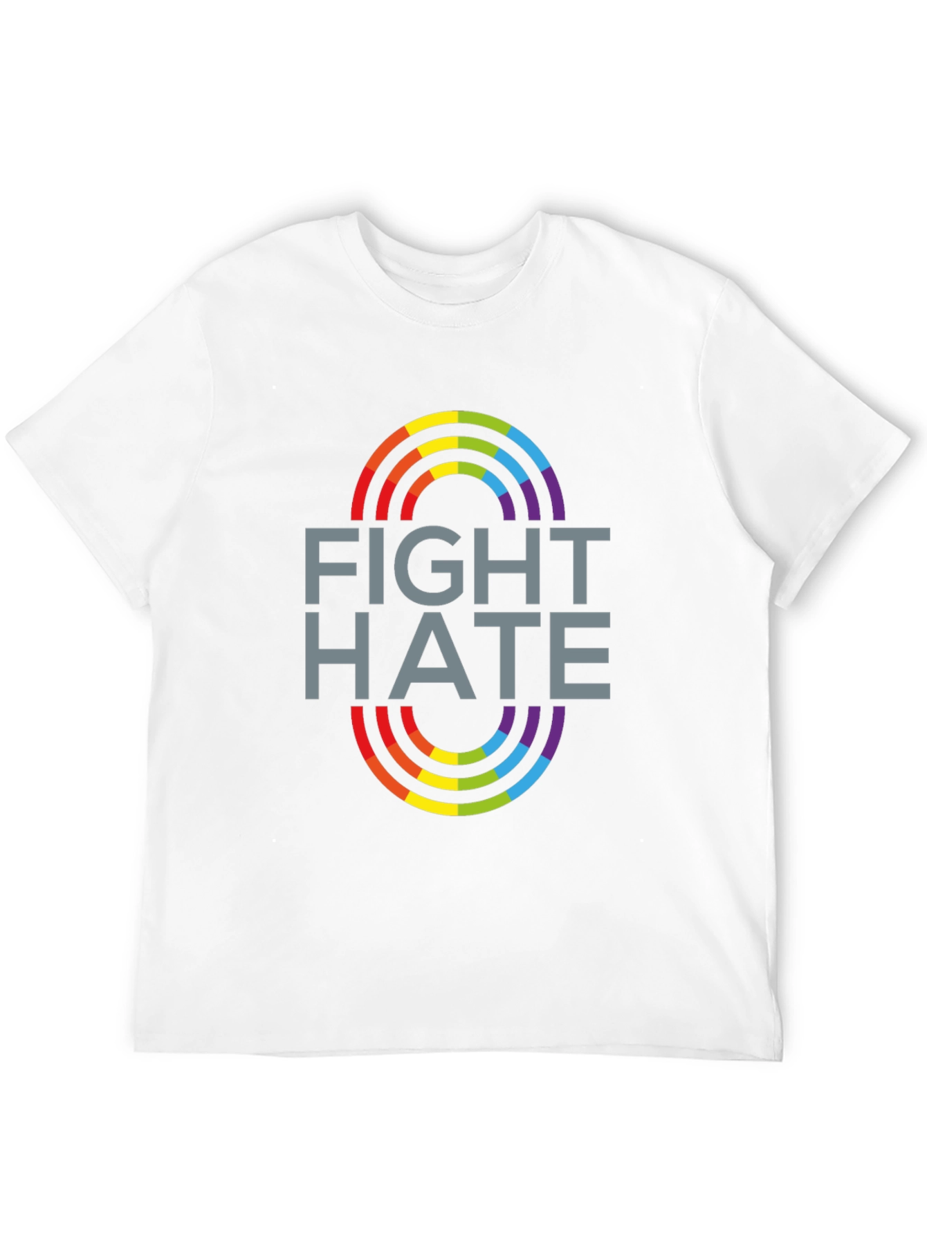 Fight Hate LGBTQ Pride T-Shirt