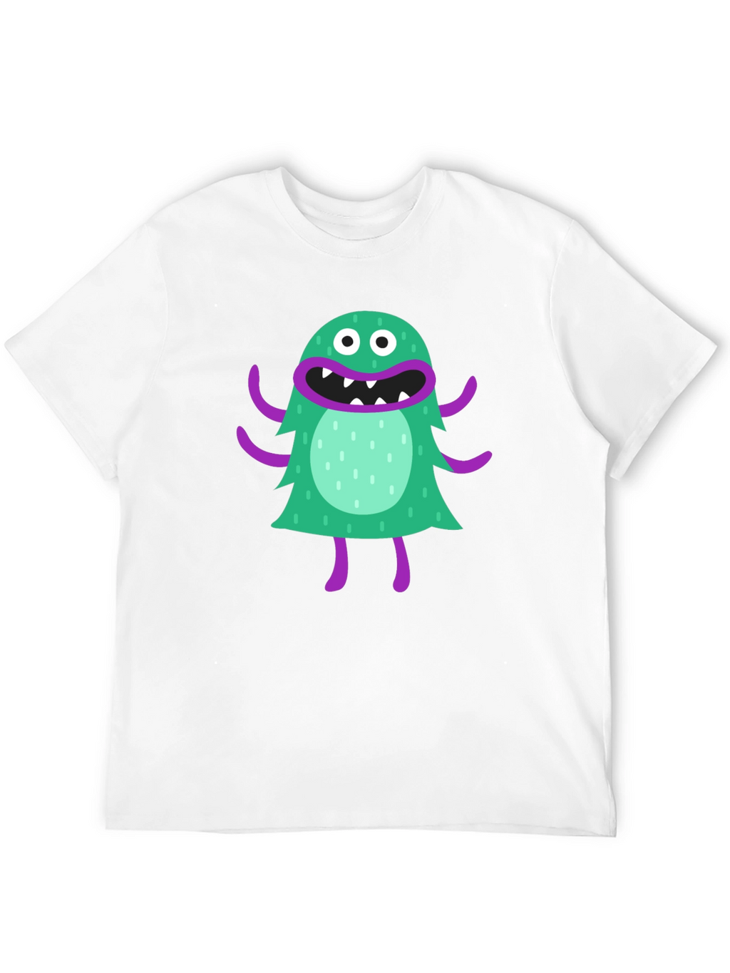 Monster Graphic Tee - Fun Black T-Shirt