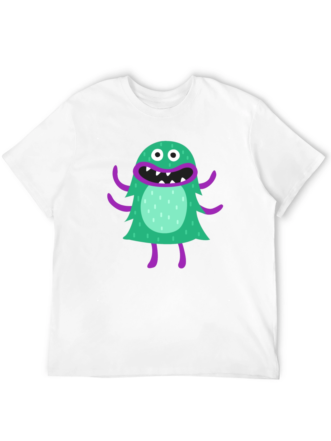 Monster Graphic Tee - Fun Black T-Shirt