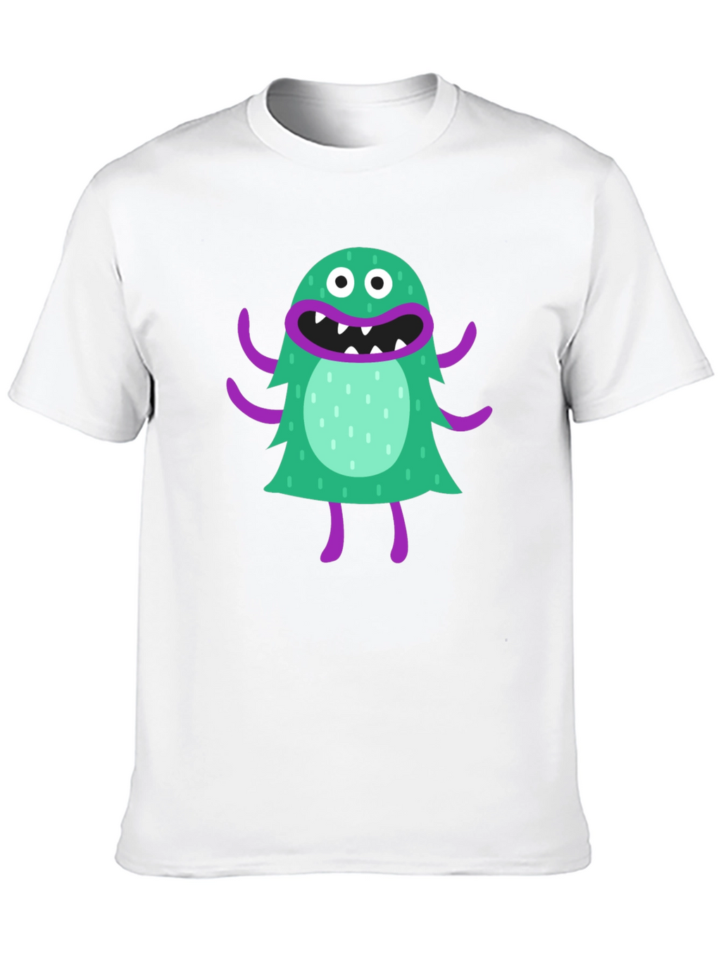 Monster Graphic Tee - Fun Black T-Shirt