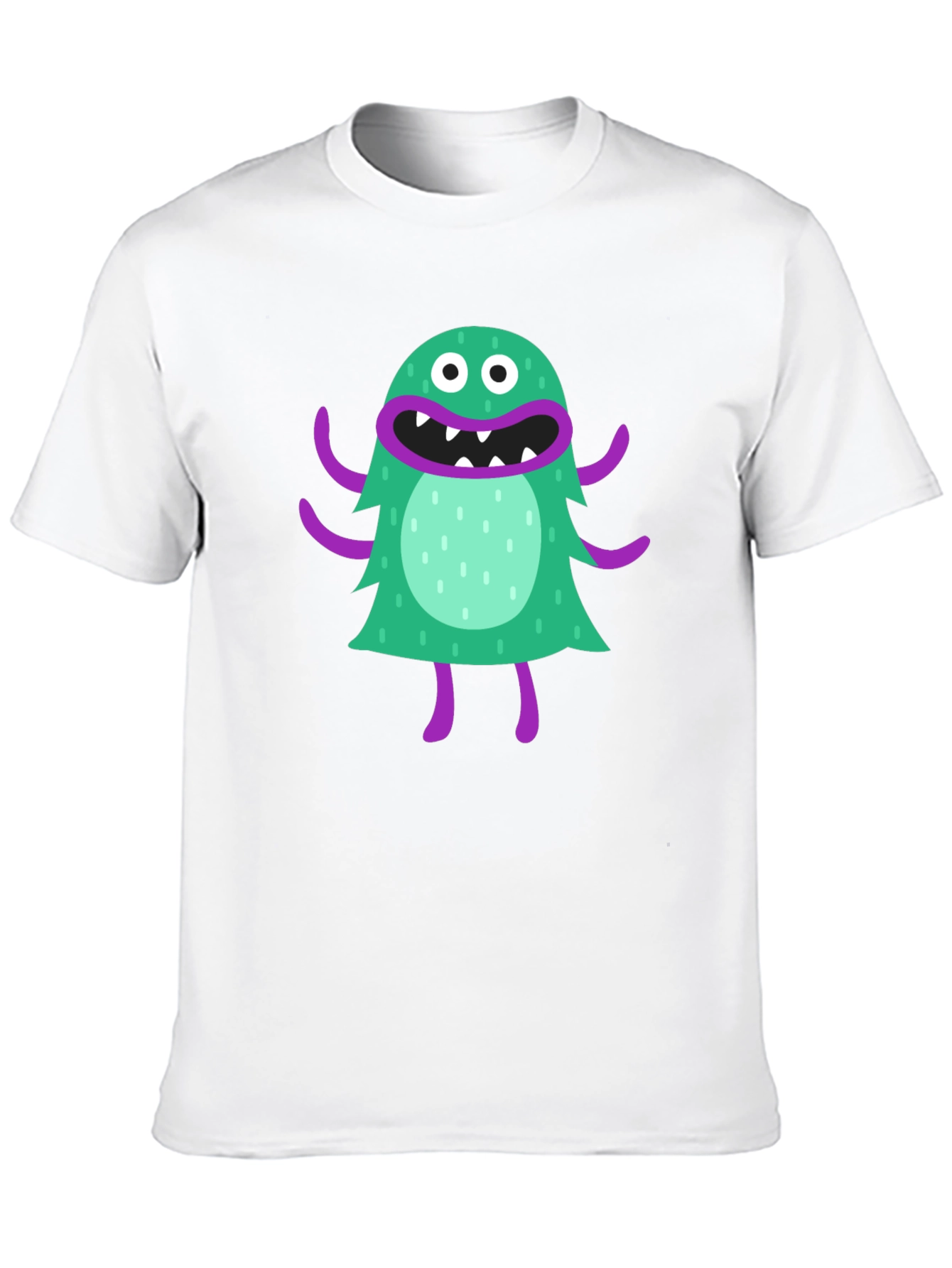 Monster Graphic Tee - Fun Black T-Shirt