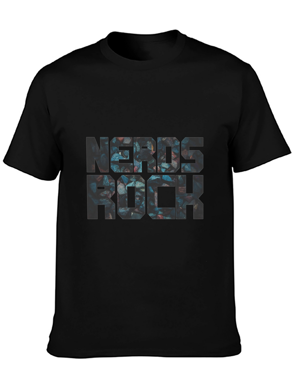 Nerds Rock Graphic Black T-Shirt - Stylish Geek Fashion