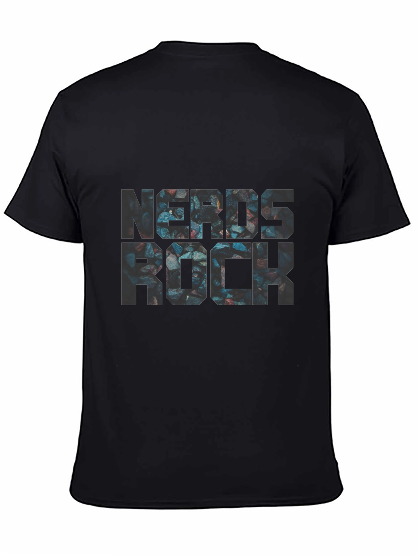 Nerds Rock Graphic Black T-Shirt - Stylish Geek Fashion