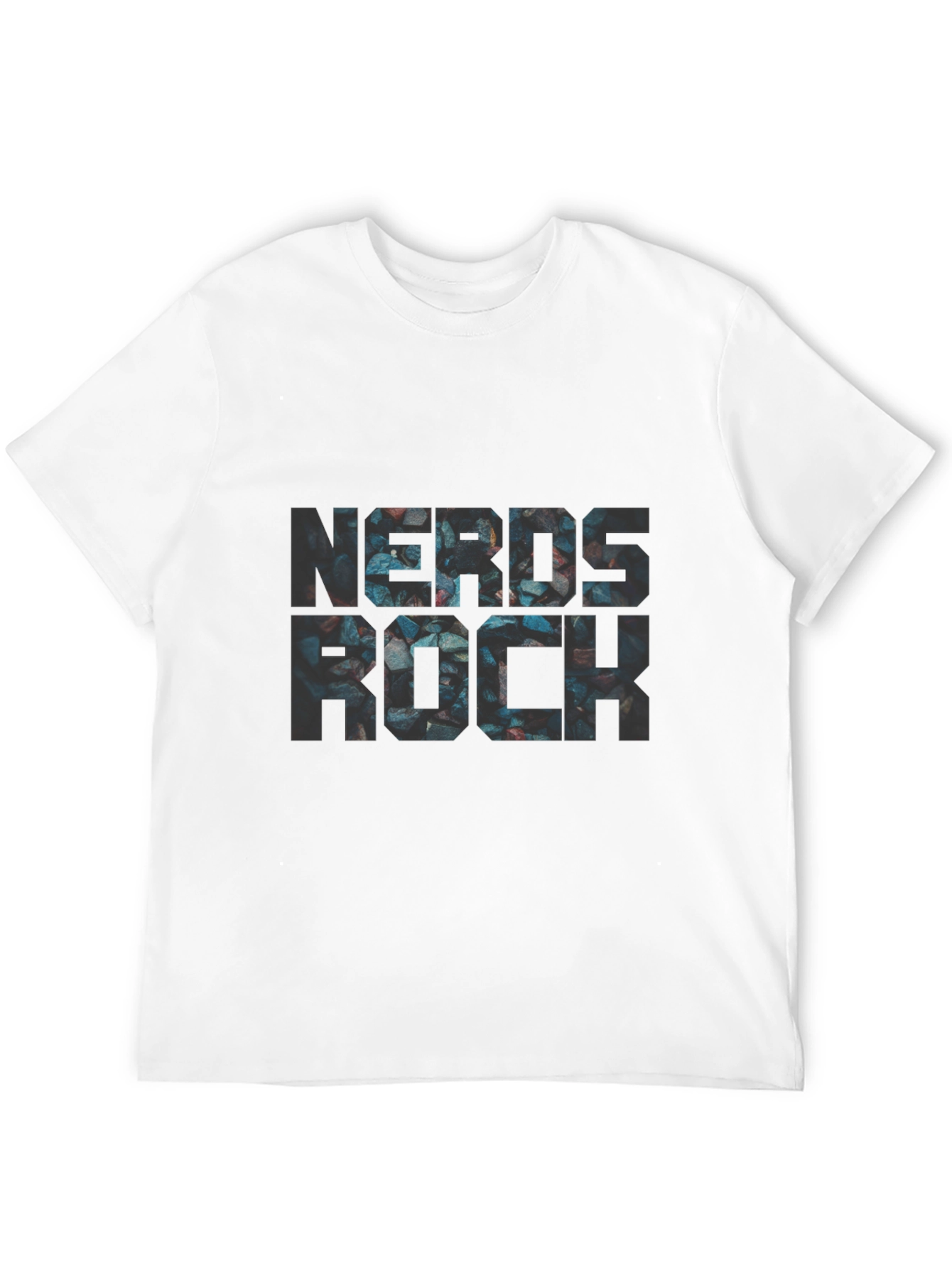 Nerds Rock Graphic Black T-Shirt - Stylish Geek Fashion