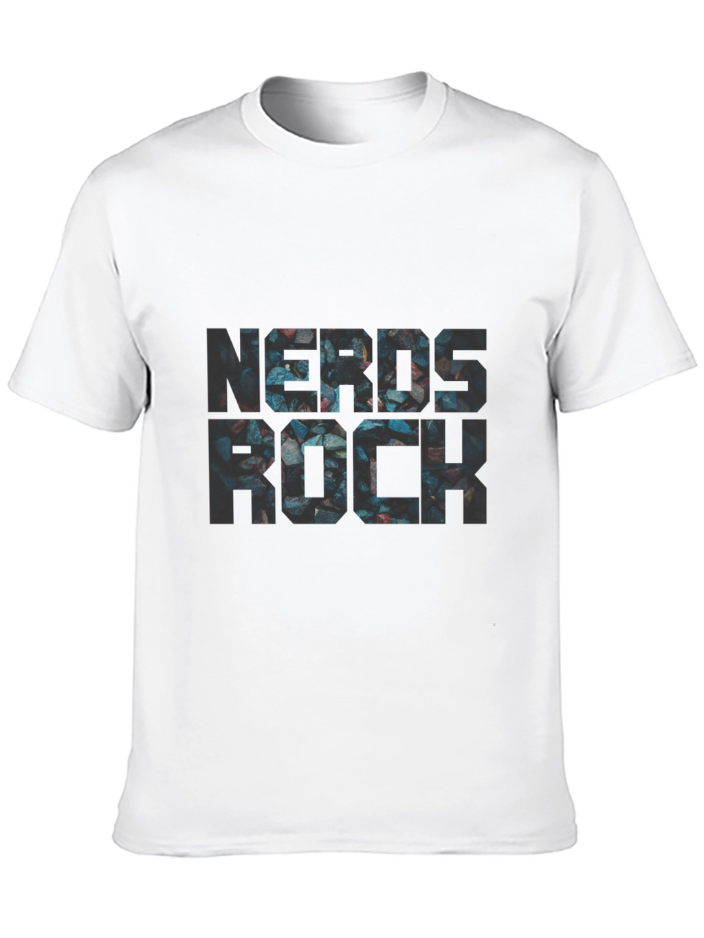 Nerds Rock Graphic Black T-Shirt - Stylish Geek Fashion