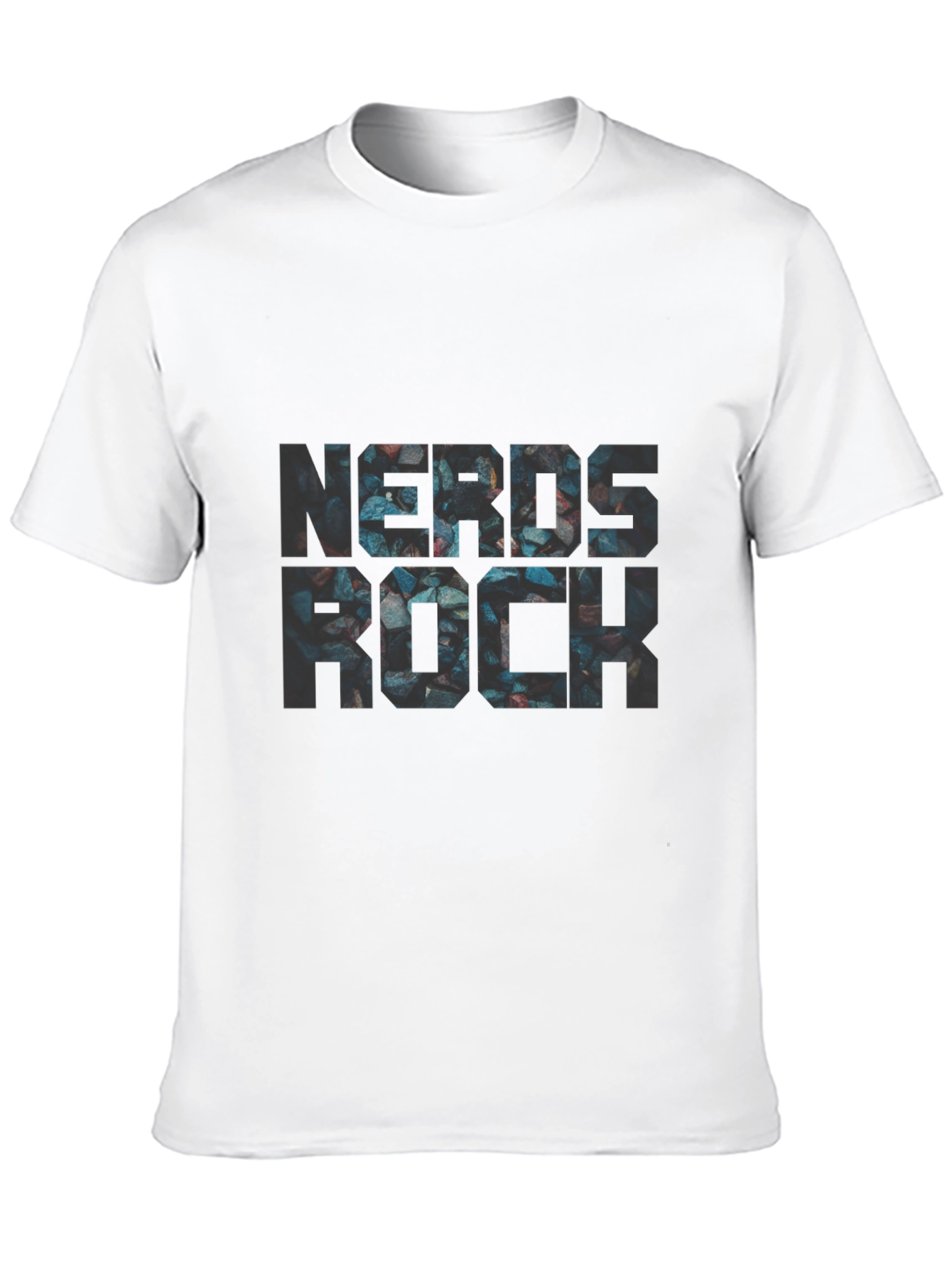 Nerds Rock Graphic Black T-Shirt - Stylish Geek Fashion