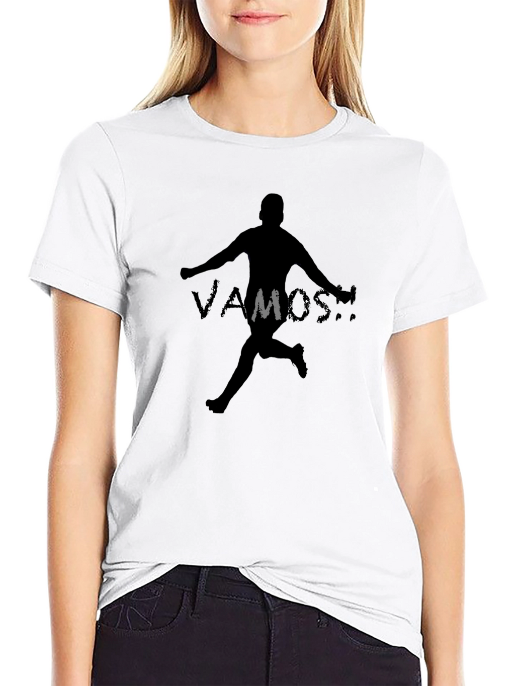 Vamos Soccer T-Shirt - Black Graphic Tee