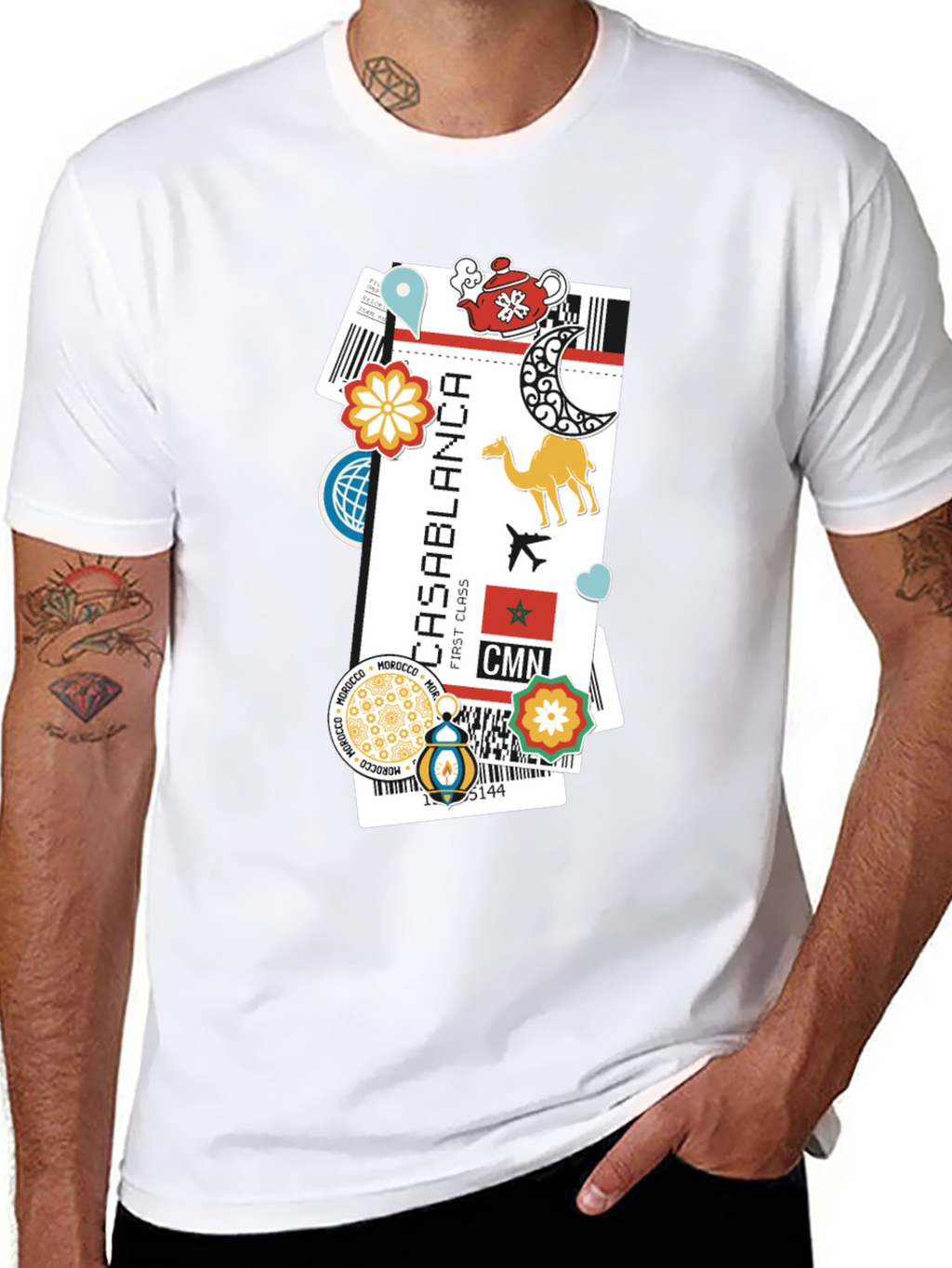 Casablanca Ticket T-Shirt