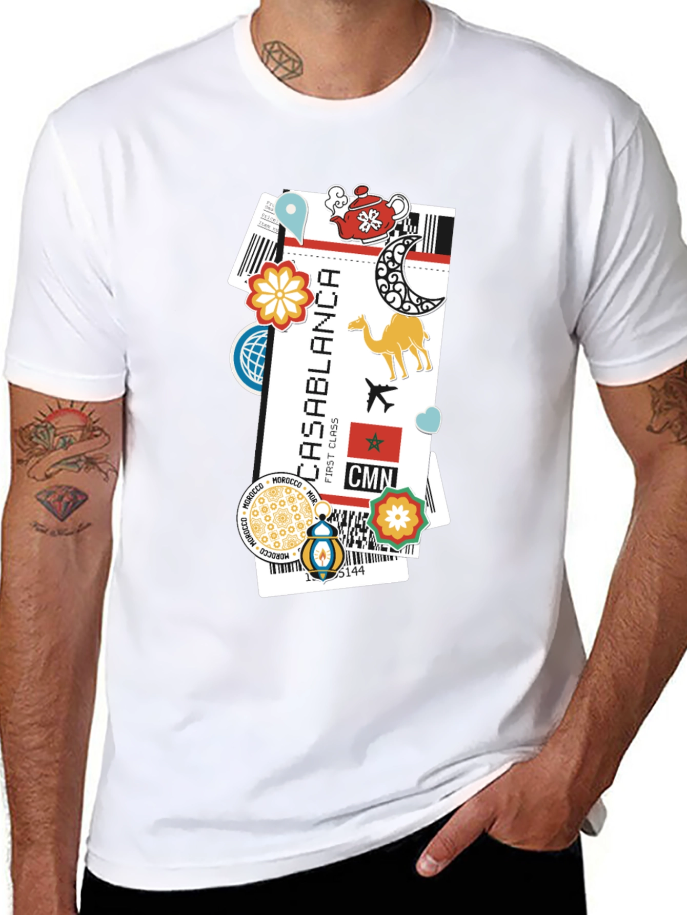 Casablanca Ticket T-Shirt