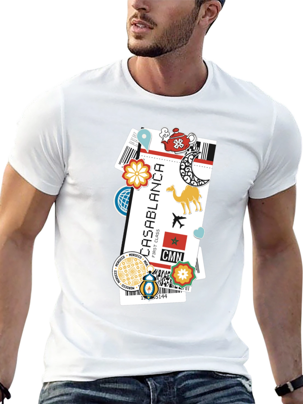 Casablanca Ticket T-Shirt