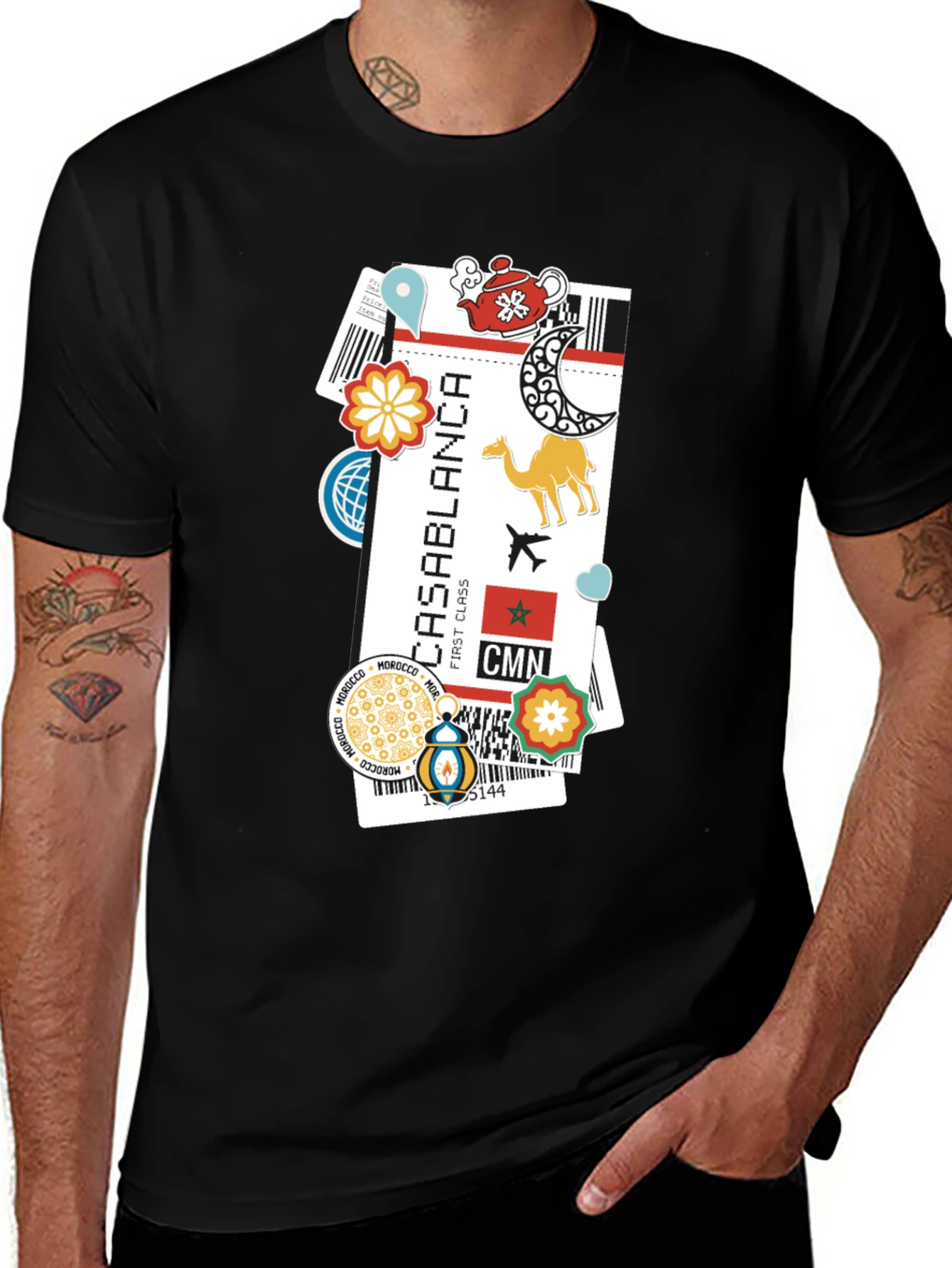 Casablanca Ticket T-Shirt