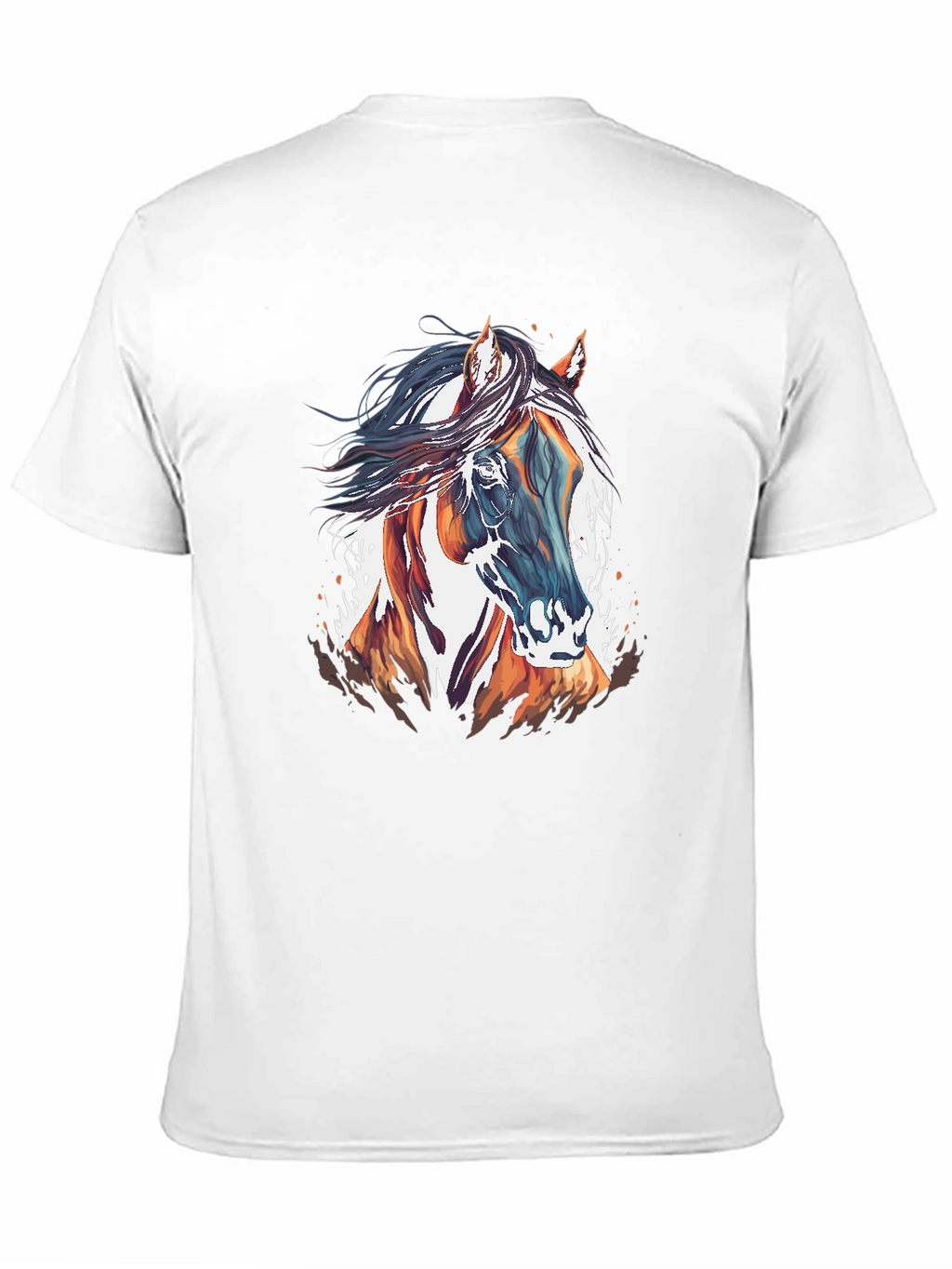 Horse Graphic T-Shirt - Stylish Mens Tee