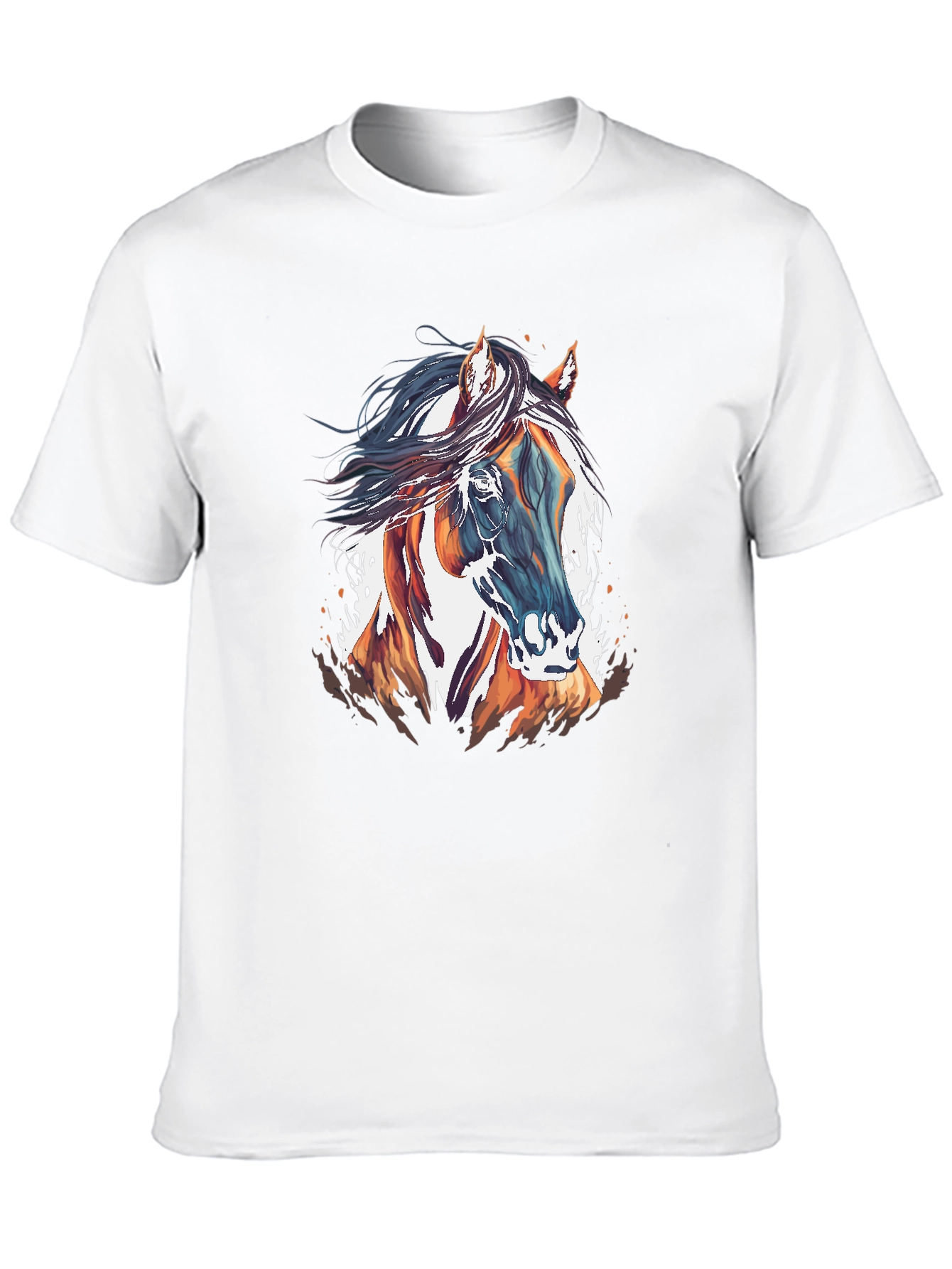 Horse Graphic T-Shirt - Stylish Mens Tee