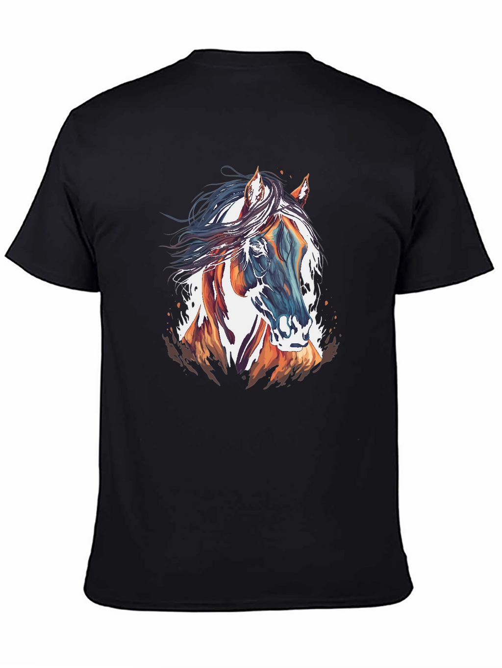 Horse Graphic T-Shirt - Stylish Mens Tee