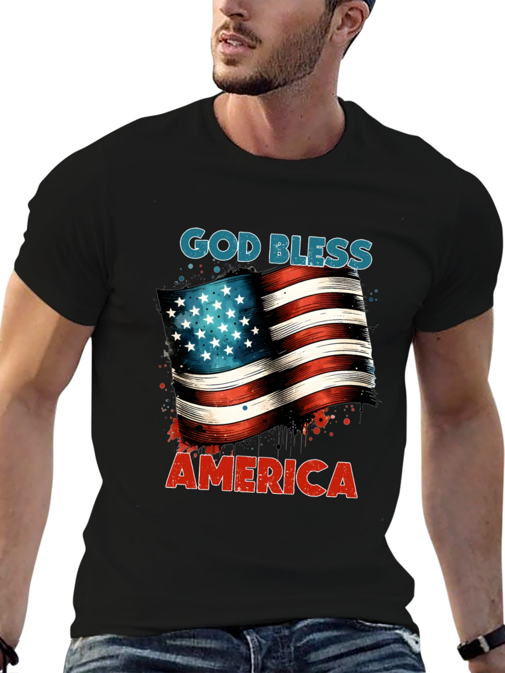 God Bless America Graphic Tee