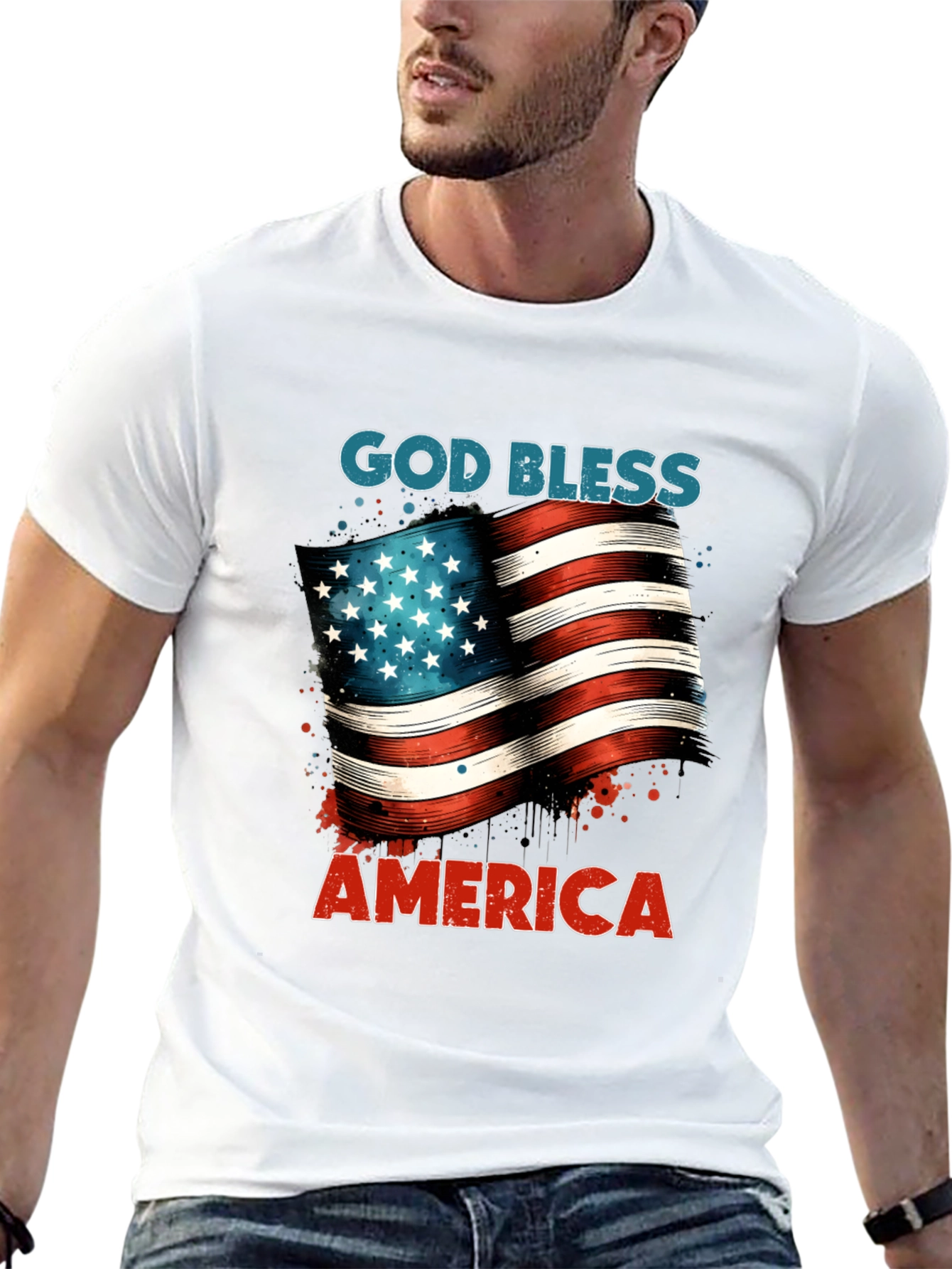 God Bless America Graphic Tee