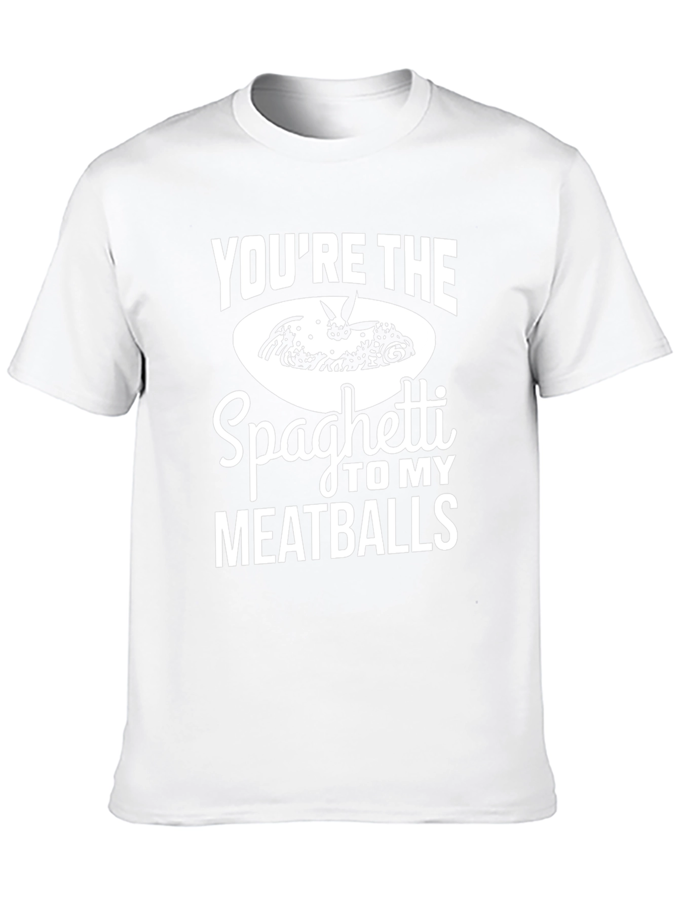 Spaghetti & Meatballs Graphic Tee - Foodie Humor