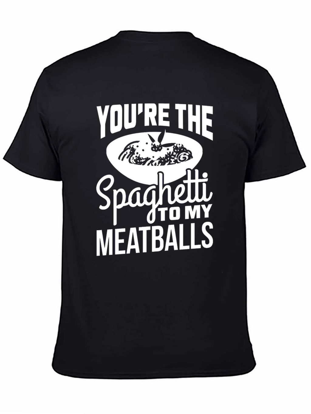 Spaghetti & Meatballs Graphic Tee - Foodie Humor
