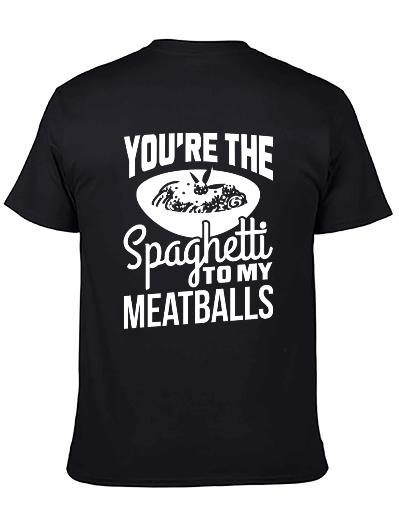 Spaghetti & Meatballs Graphic Tee - Foodie Humor
