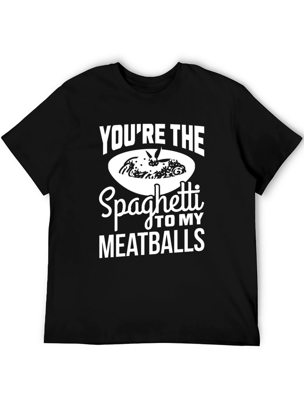 Spaghetti & Meatballs Graphic Tee - Foodie Humor