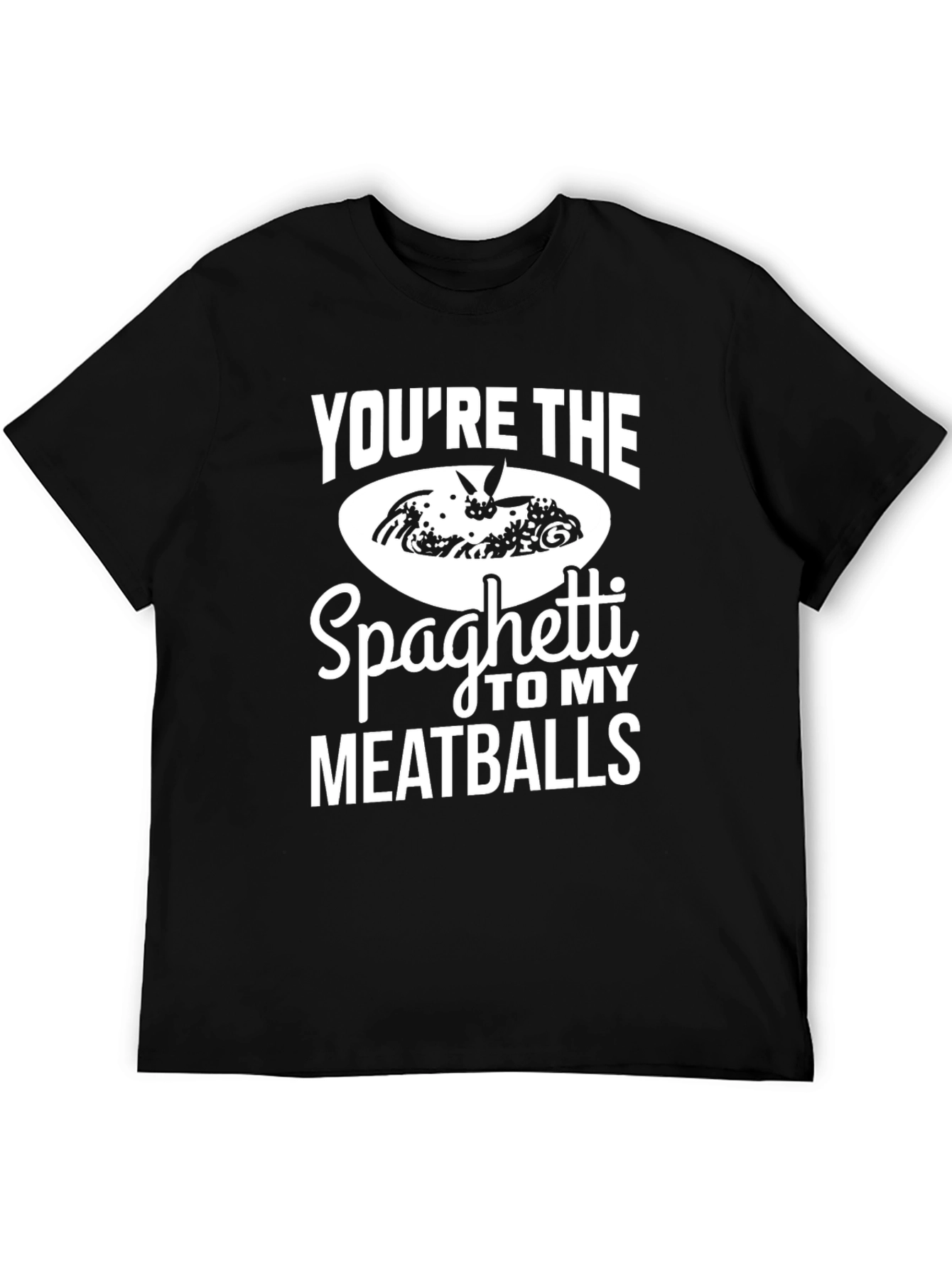Spaghetti & Meatballs Graphic Tee - Foodie Humor
