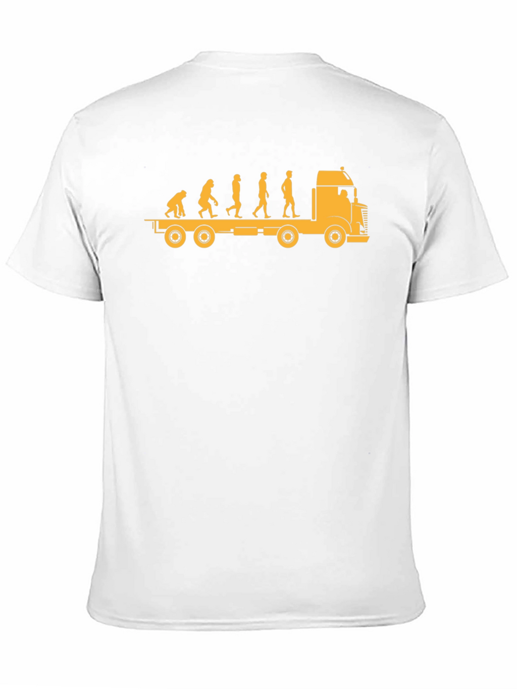 Evolution of Trucker Black T-Shirt