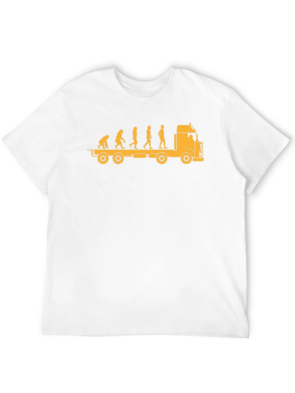 Evolution of Trucker Black T-Shirt