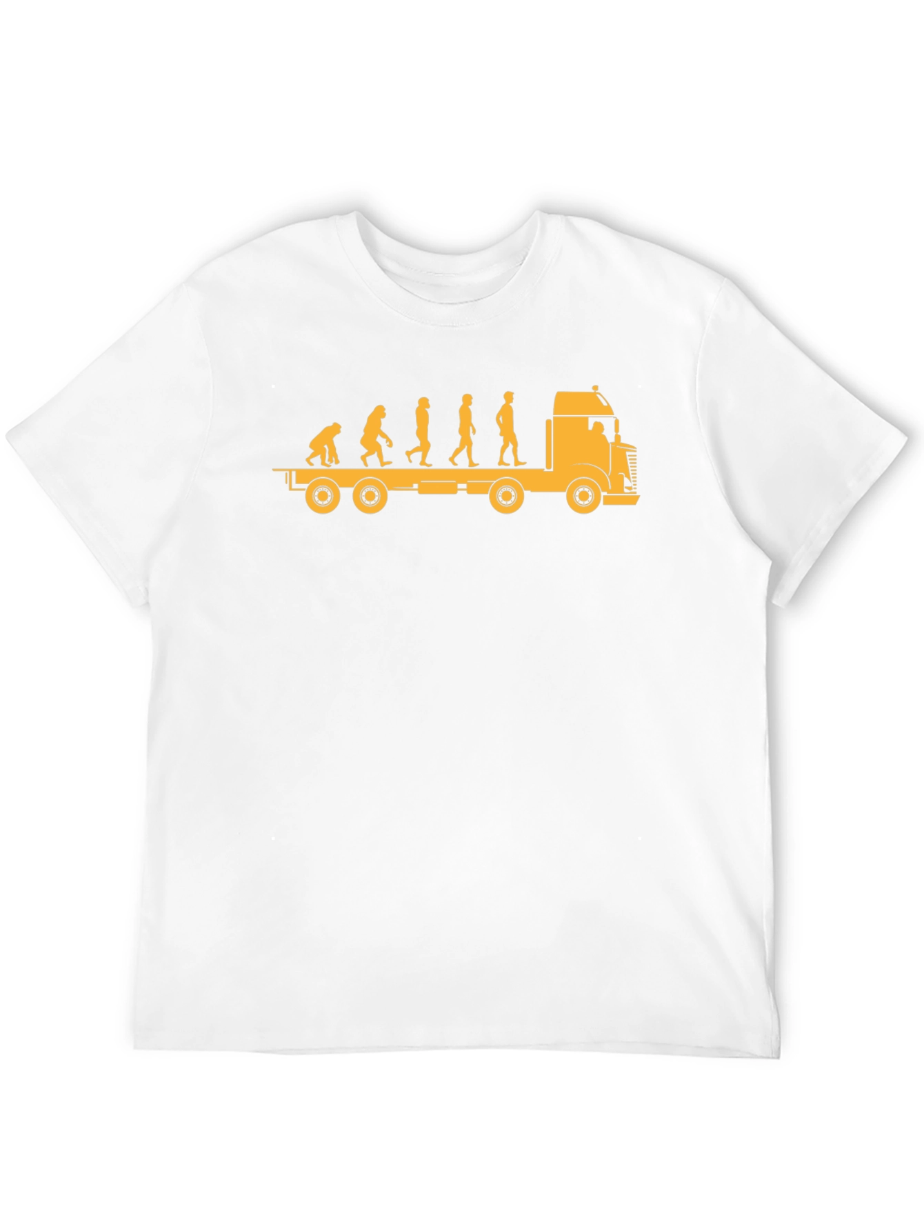Evolution of Trucker Black T-Shirt