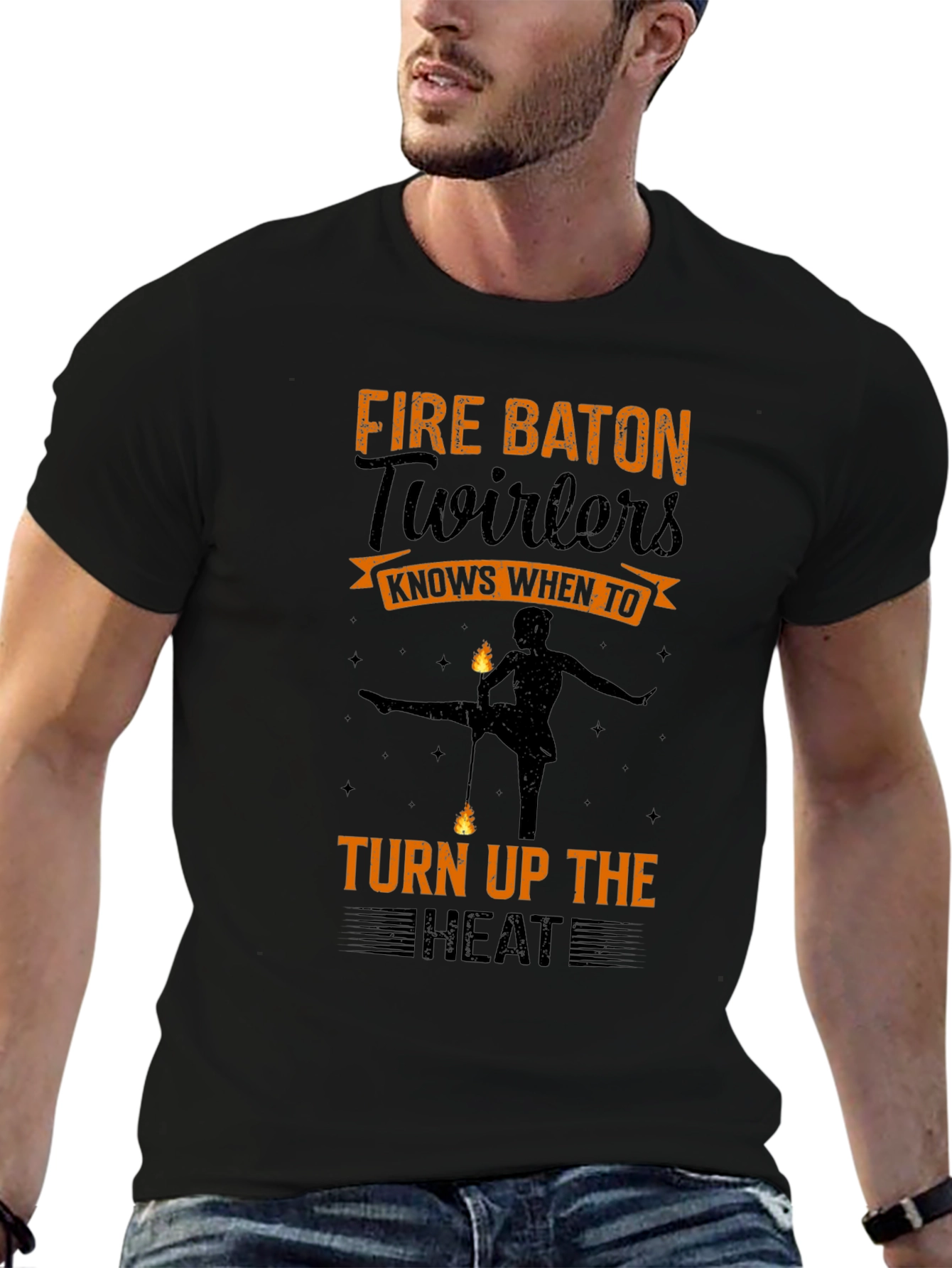 Fire Baton Twirlers T-Shirt - Turn Up the Heat!