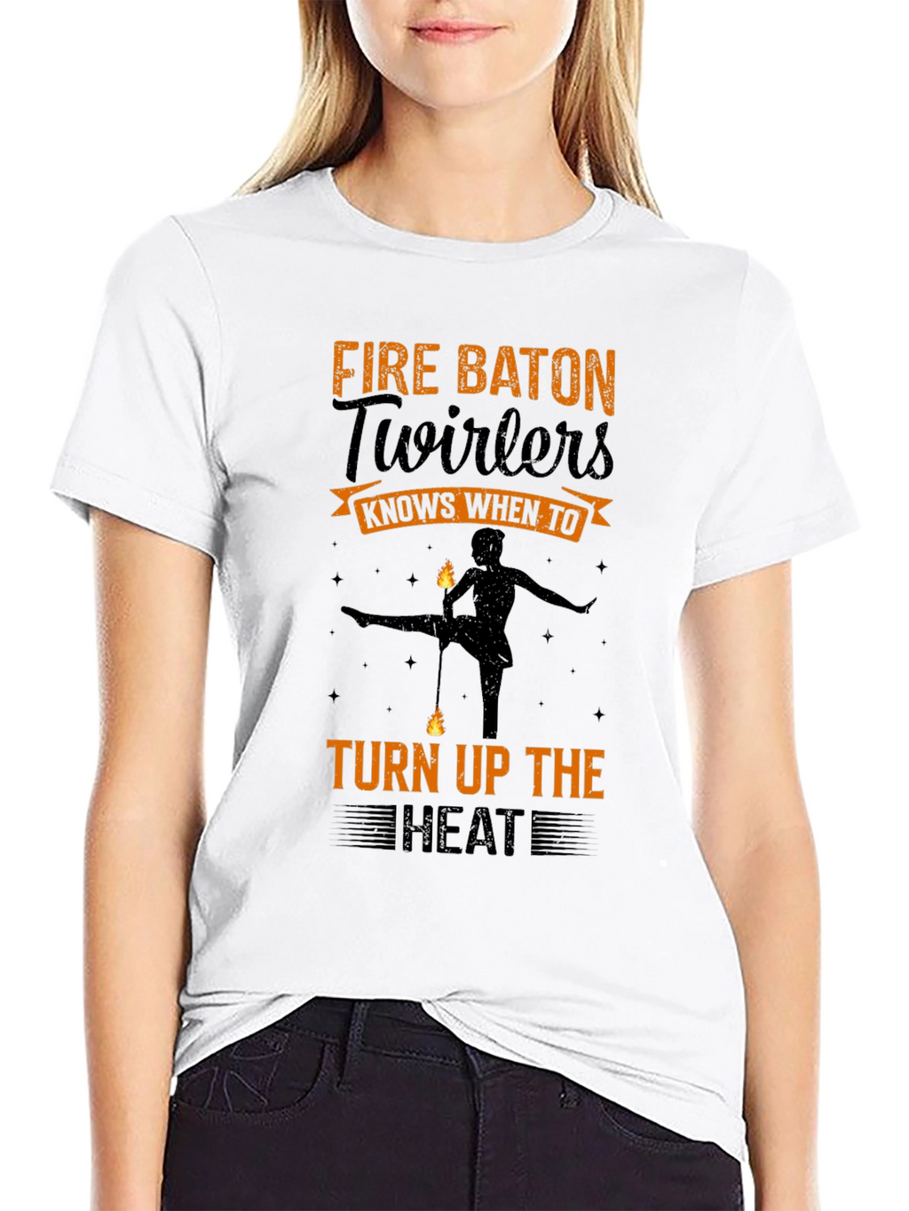 Fire Baton Twirlers T-Shirt - Turn Up the Heat!