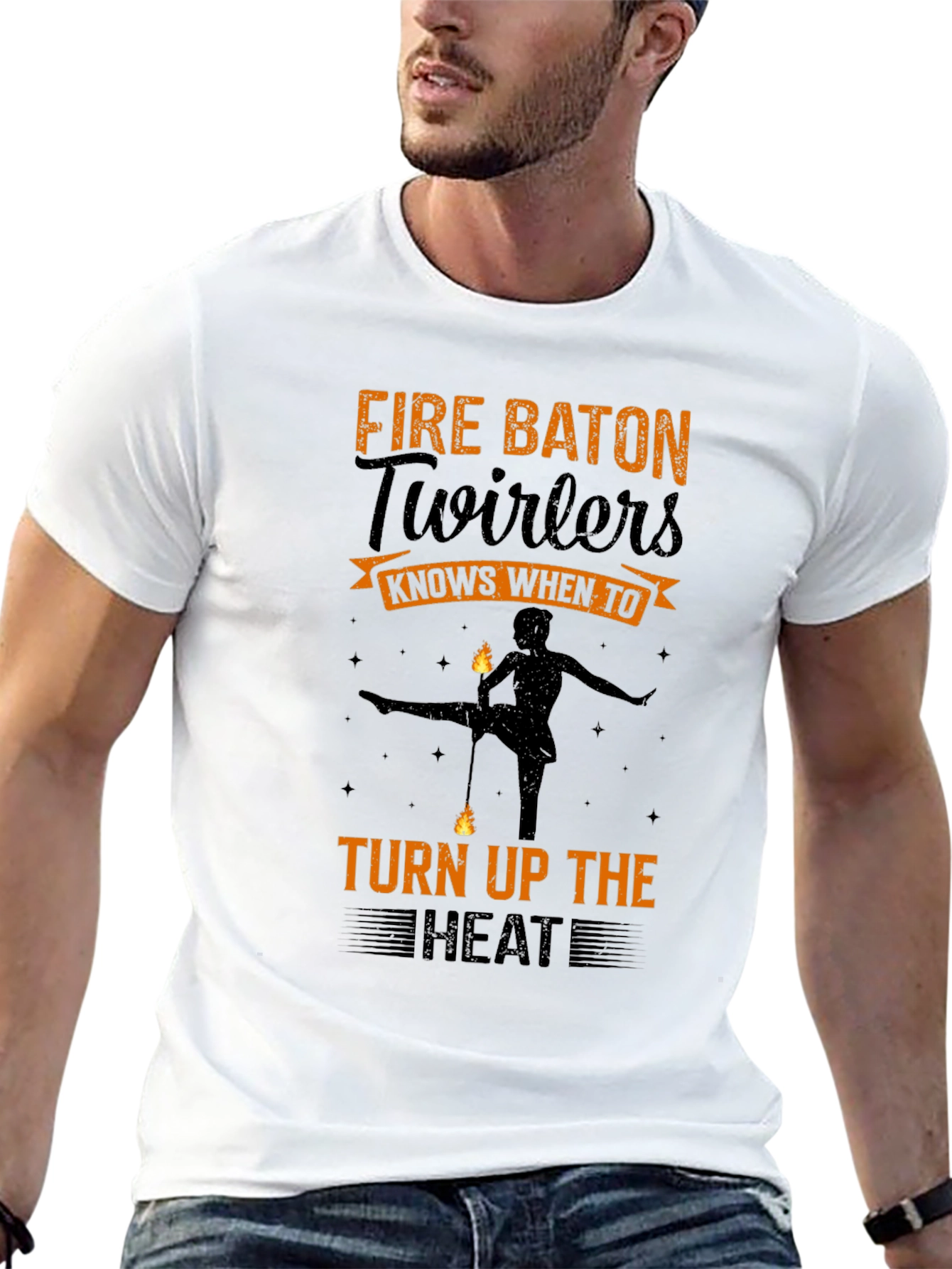 Fire Baton Twirlers T-Shirt - Turn Up the Heat!