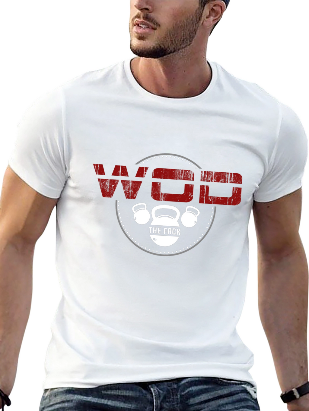 WOD The Fack Kettlebell Black T-Shirt